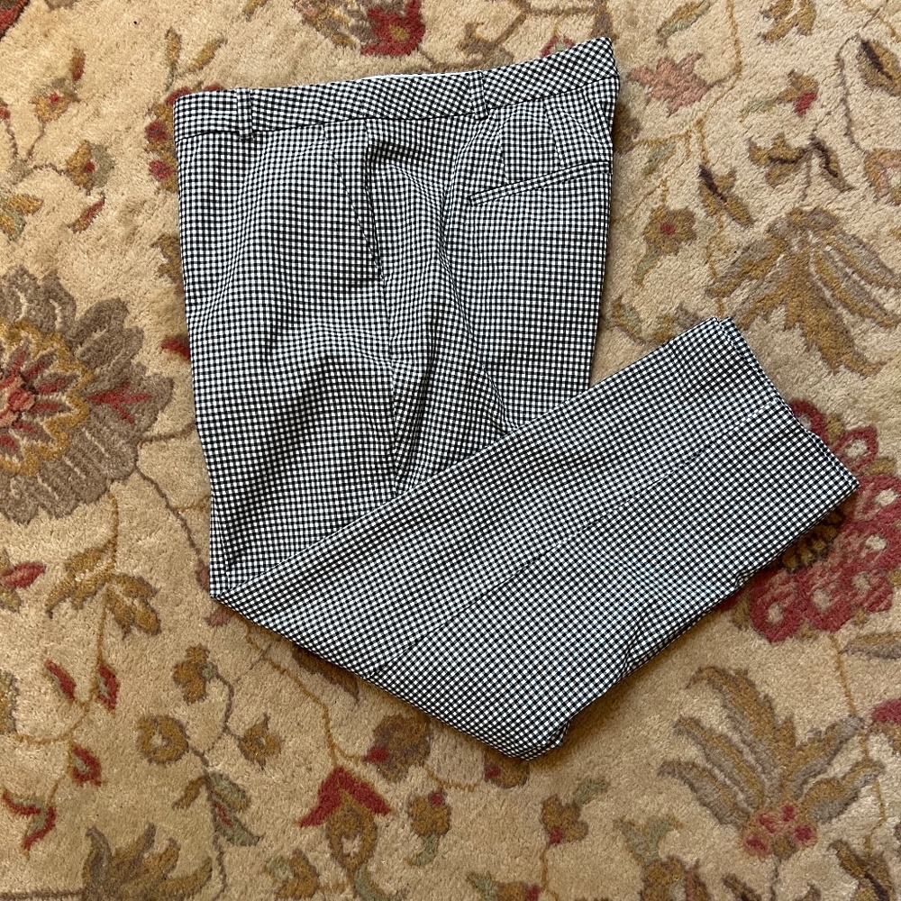 Talbots Checked Pant and Sweater Top Set